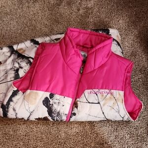 Legendary Whitetails Hot Pink and Cream Camo Vest